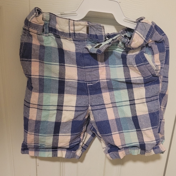 Blue Plaid Toddler Boys Shorts (2 Pair) Size 3T by The Children's Place - Picture 2 of 12